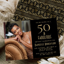 50 e Fabuloso | Convite de Aniversário de 50 Anos
