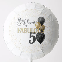50 e Fabuloso Dourado Glam Grande Balão