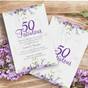50 & fabulosas Tons de Roxo em Aquarela Floral