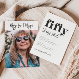 50.o Convite de Aniversário | Foto 50º Aniversário