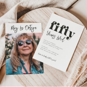 50.o Convite de Aniversário   Foto 50º Aniversário