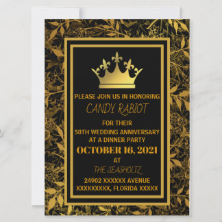 50.o convite para o aniversário de casamento
