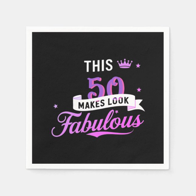 50 Pacotes de Guardanapos de Papel - Perfeito para (Frente)