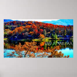 50 X 27 LAGO JUNALUSKA POSTER EM CANVAS PREMIUM BR