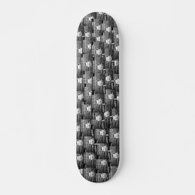 '50c Skeeball' Skateboard Personalizado (Frente)