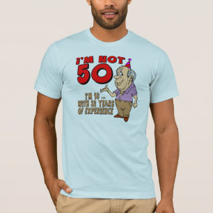 50th Camisa dos presentes de aniversário T