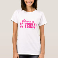 50th Camisas da festa de aniversário t para