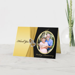 50th Cartões de agradecimentos juntados