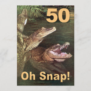 50th convites de festas de aniversários engraçados