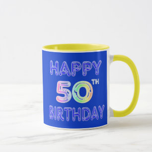 50th copo e canecas de viagem felizes de café do