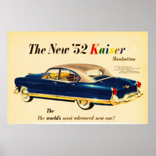 '52 o poster novo do carro 3 de Kaiser