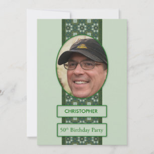 53º Convite de aniversário Adicionar uma imagem e