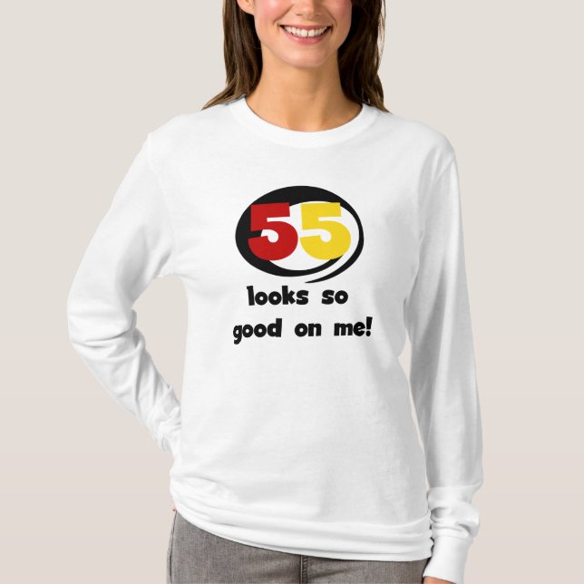 55 me parece tão bom com camisetas e presentes (Frente)