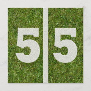 55th Convite do aniversário