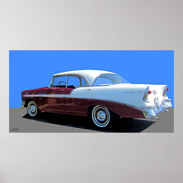 "56 CHEVY BEL AIR POSTER (Frente)