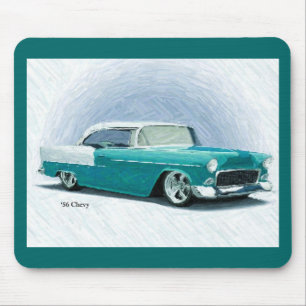 "56 Chevy - Turquoise Digital Art Mousepad