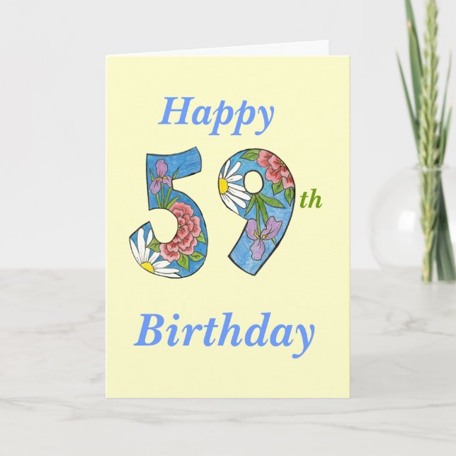 59º Cartão de Aniversário (Frente)
