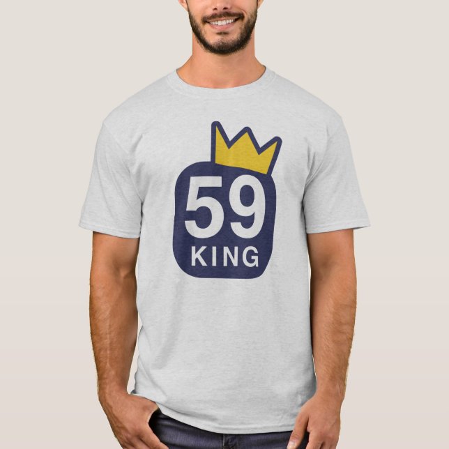 59 rei T-shirt (cinza) (Frente)