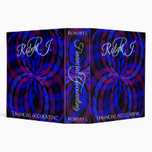 3D Center Flower Petal Geometric Binder