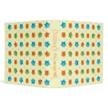 A escola bonito 2" da coruja pasta personaliza