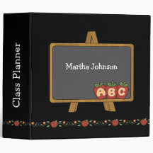 A pasta do professor do quadro da escola