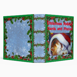 5.08cm Fichário álbum de fotos dos cartões de Natal