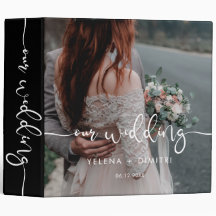 Binário de álbuns de fotos de casamento de script