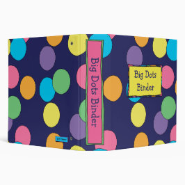 5.08cm Fichário Binder Big Dots 2"