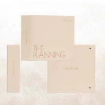 Binder de Planejamento de Casamento de Trendy | Be