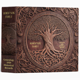 5.08cm Fichário História Familiar e Binder Genealógico