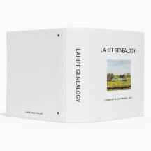 LAHIFF GENEALOGY BINDER