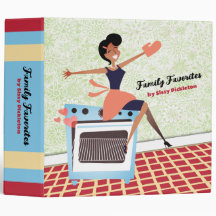 Livro de receitas personalizado afro-americano 3 R