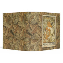 pasta médica do design de Nouveau Morris de uma