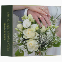 Personalize o álbum Rosas Elegante de Casamento Ve