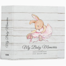 Personalizei MINHAS MEMÓRIAS DE BEBÊ - Rabbit Ball