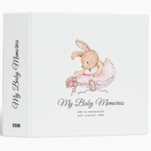 Personalizei MINHAS MEMÓRIAS DE BEBÊ - Rabbit Ball