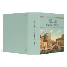 Ponte e canal, árvore genealógica de Veneza,