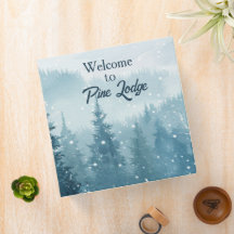 Snowy Christmas Trees 