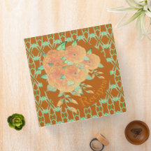 Teal Peach E Dourado