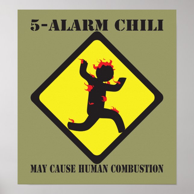 5 Alarm Chili Poster (Frente)