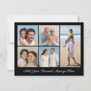 5 Colagem Fotográfica Adicione Seu Próprio Cartão