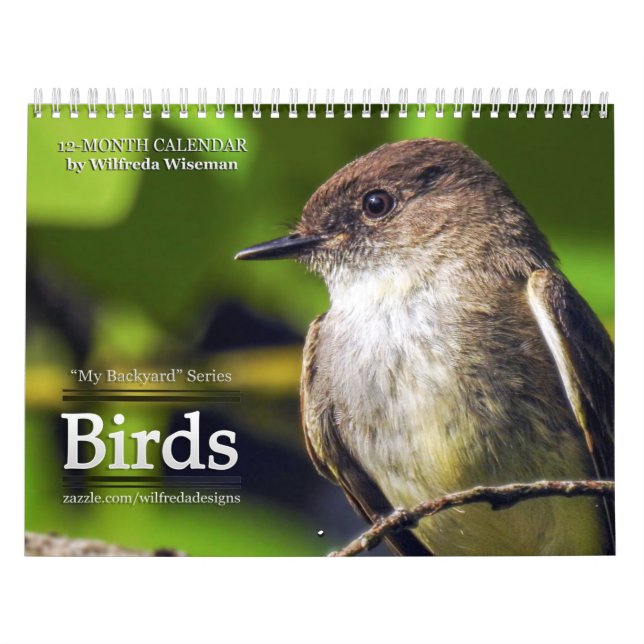 5 de Calendário de Pássaros do Quintal na Série (Capa)