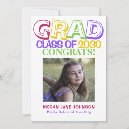 5 fotos coloridas da graduação do ensino médio