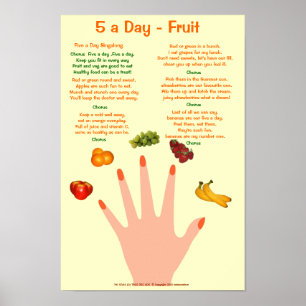 5 pequenos um poster do dia
