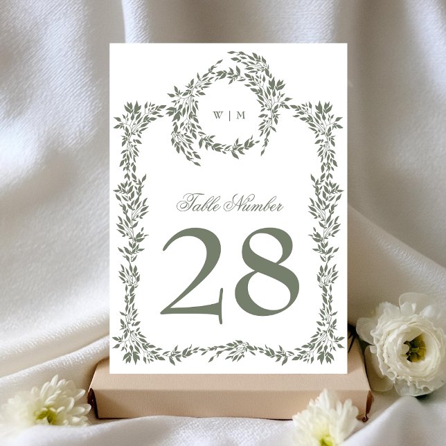 5 x 7 Monogramas Vernizes Verdes (Criador carregado)