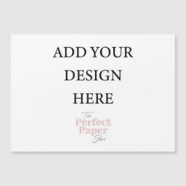 5 x 7 Paisagem de Convite Magnético de Cartão-Post