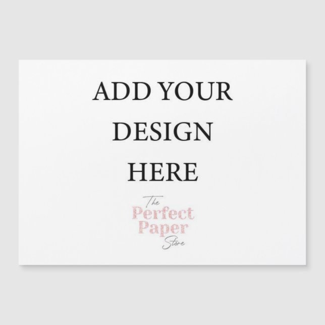 5 x 7 Paisagem de Convite Magnético de Cartão-Post (Frente)