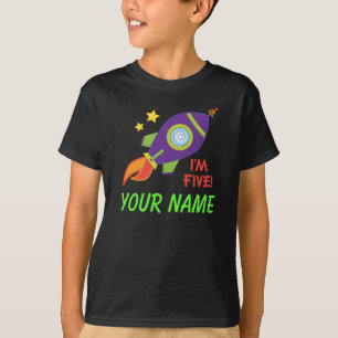 5a camiseta personalizada de Rocketship do