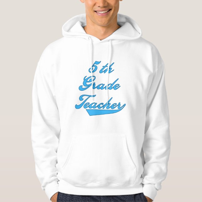 5o Camiseta e presentes azuis do texto do (Frente)
