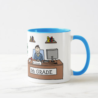 5o Caneca do professor da categoria - costume